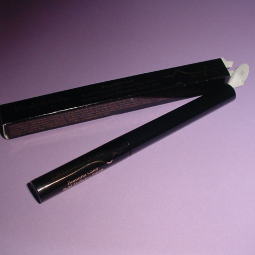 ELIZABETH ARDEN NIB Bold 24hr Liquid Eyeliner GILDED BROWN